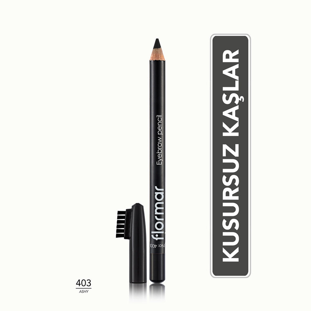 Flormar Eyebrow Pencil with Soft Tip and Diffusion Brush
