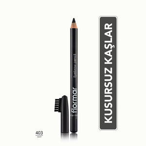 Flormar Eyebrow Pencil with Soft Tip and Diffusion Brush