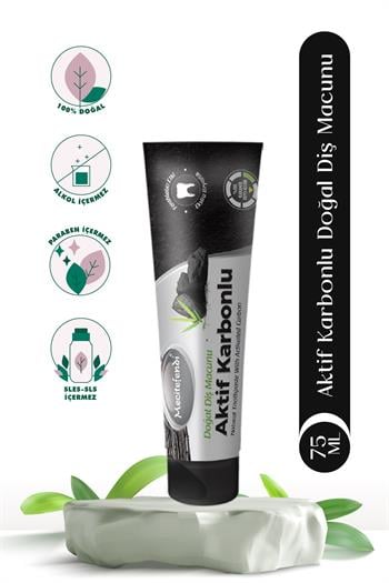 Mecitefendi Active Charcoal Toothpaste 75 ml