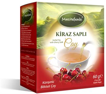 أكياس شاي بسيقان الكرز (عبوة 40 كيس) من Mecitefendi