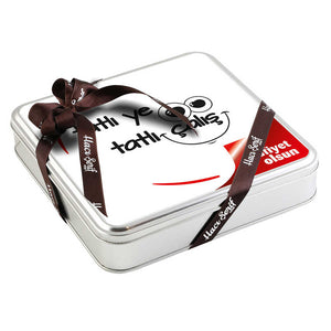 Office & New Job Coffee Dragee + Double Roasted Turkish Delight (Metal Box)