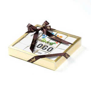 Corporate Logo 16-Piece Puzzle Chocolate for Firm Gifts