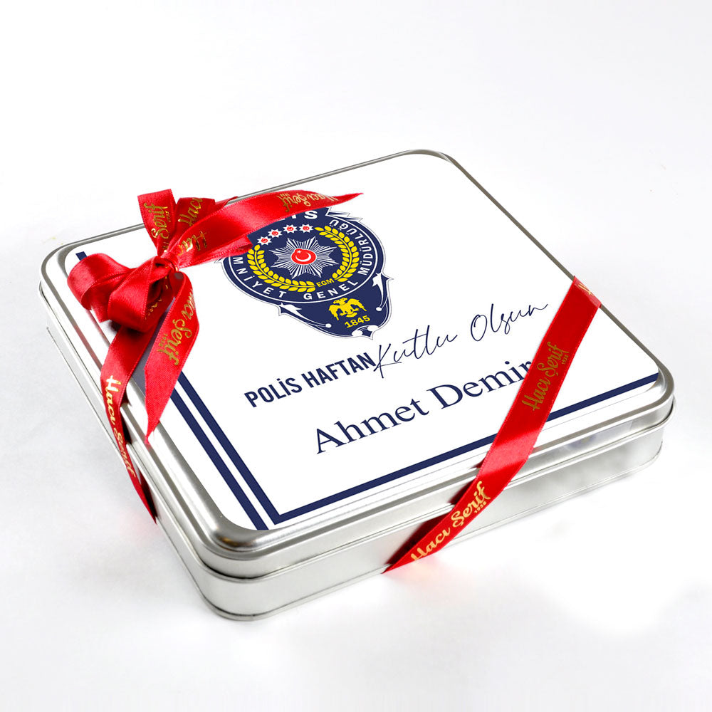 Police Week Special Coffee Infused Gourmet Chocolate (Metal Tin)