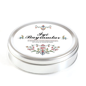 Holiday Gift Assorted Special Truffle Chocolate (Round Metal Tin)