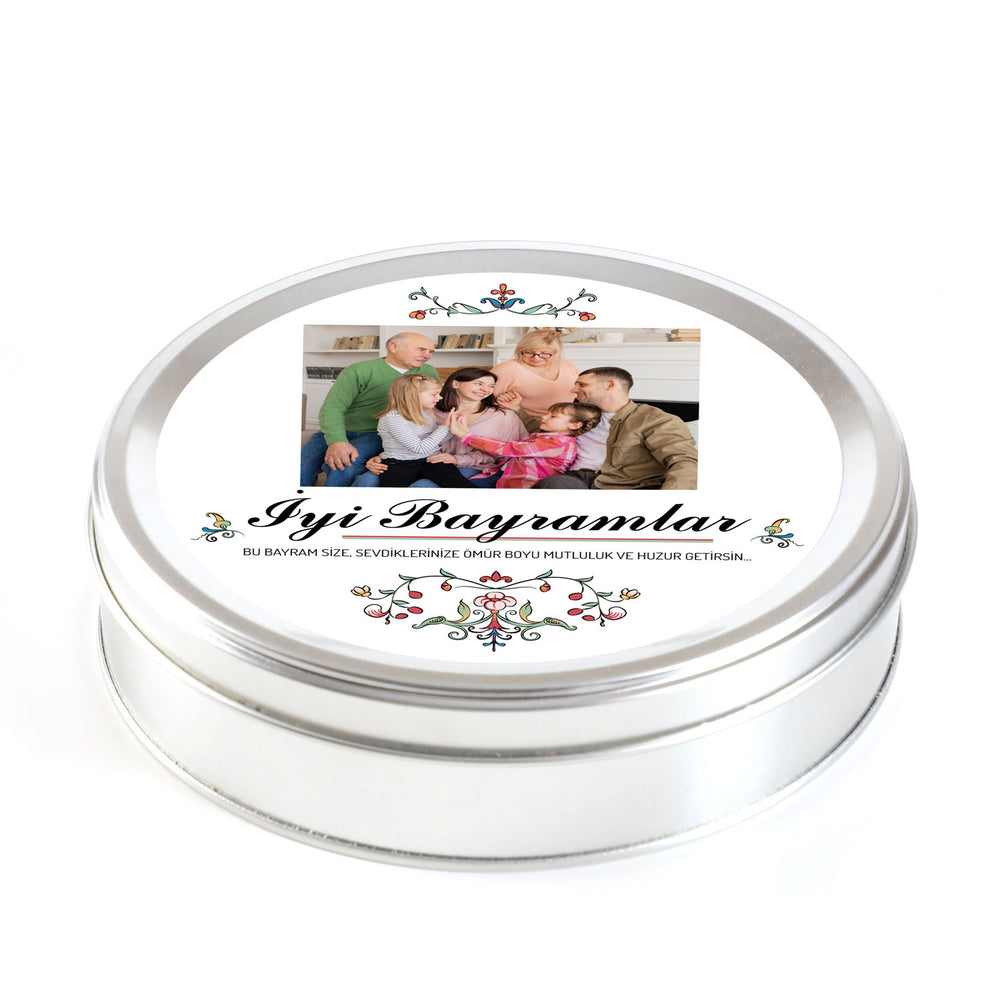 Personalized Eid Gift: Assorted Special Truffle Chocolates in Round Tin