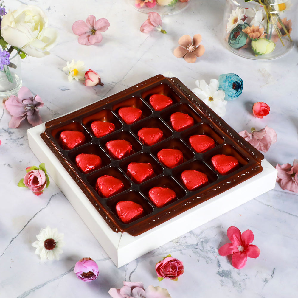 Golden Heart Chocolate Gift for Mother's Day (165g) - Model 2