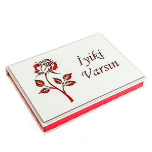 Gratitude Collection: Engraved Wooden Leather Box (48 Pieces)
