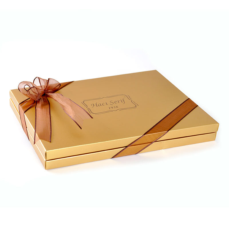 Personalized Name Coffee Lover's Chocolate Box 490g Gold