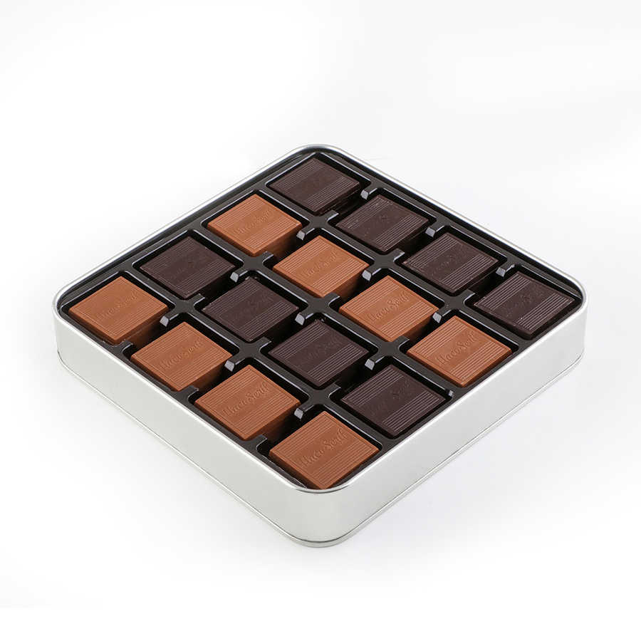 مجموعة هدايا يوم المرأة: 64 قطعة شوكولاتة حليب وداكنة مشكلة