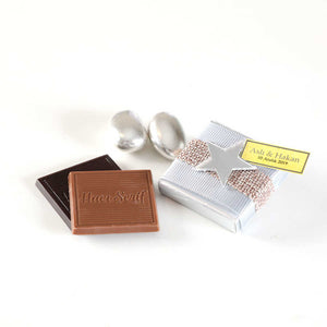 Starry Mirror Engagement Party Favors (chocolate + candy)