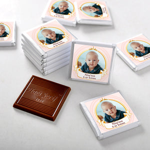 6 Month Celebration Girl Baby Chocolate Presentation Box