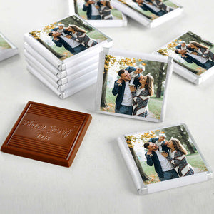 Personalized Gift: 32-Piece Madlen Chocolate in Gold Box