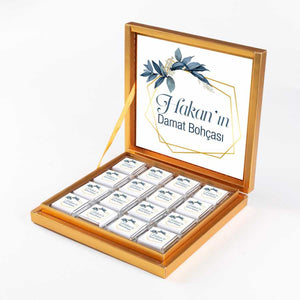 Gold Box of 32 Handmade Chocolate Pralines