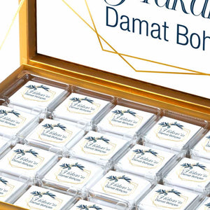 Luxury Gold Box of 48 Pieces Assorted Chocolates