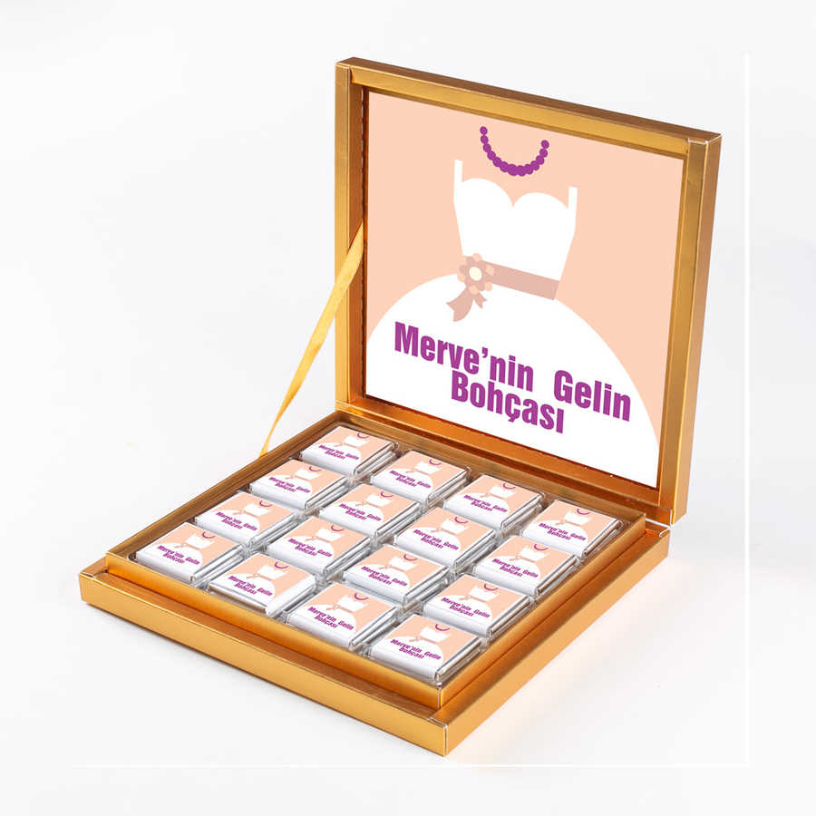 Gold Box of 32 Artisan Chocolates - Model-1