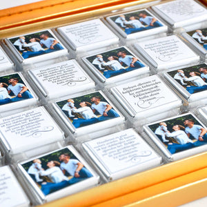 Anniversary Celebration 72-Piece Madlen Chocolate Gold Box