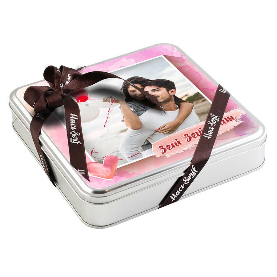Photo Lover's Gift: Assorted Double Roasted Turkish Delight (Metal Box)