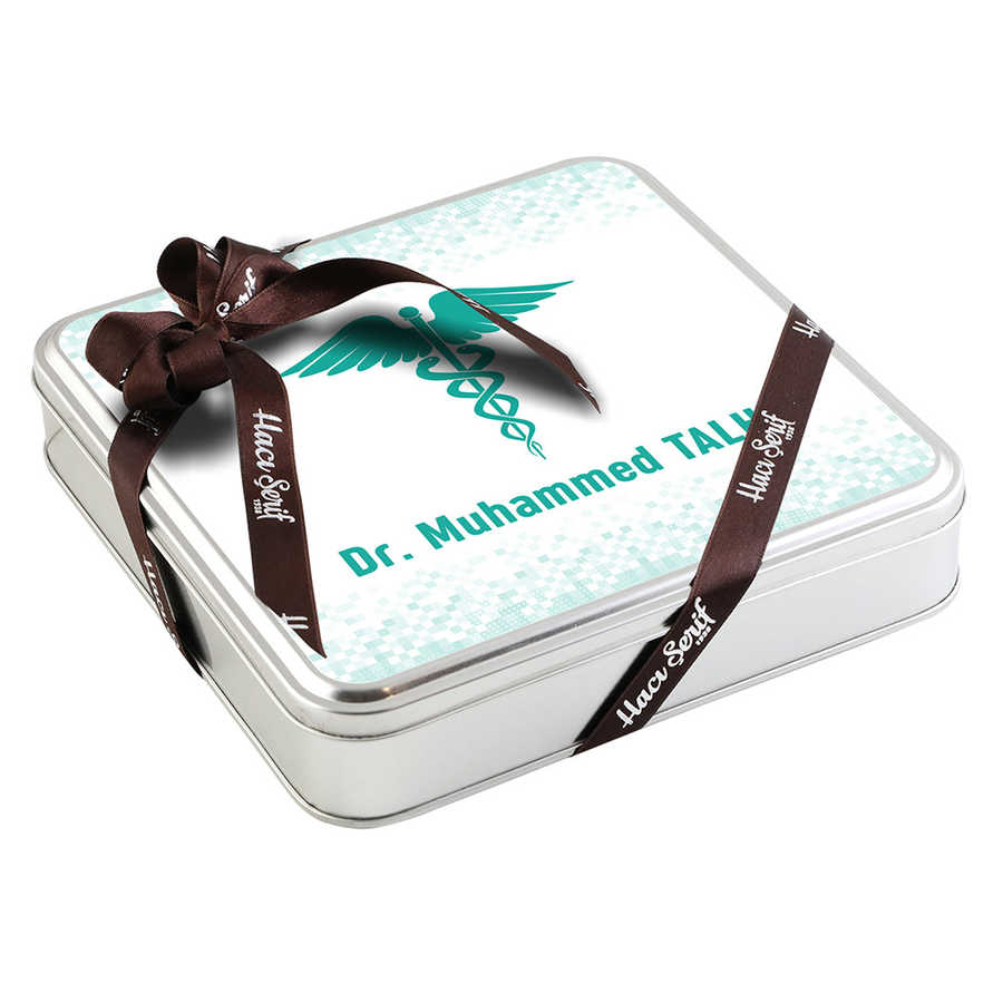 Doctor's Gift 32-Piece Chocolate Medley in Metal Box