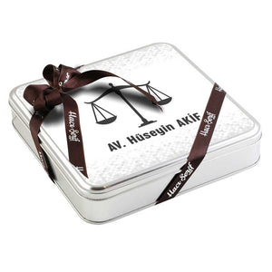 Lawyer's Gift Assorted Double Roasted Turkish Delight (Metal Box)