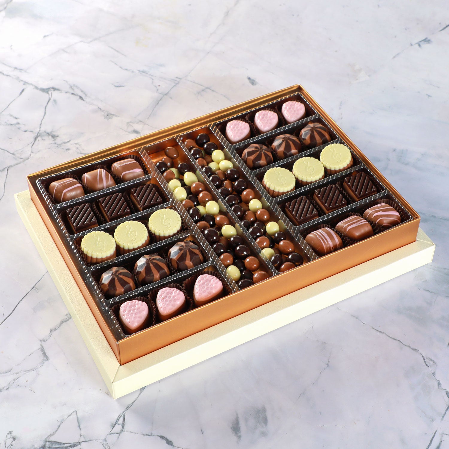 Police Week Special Coffee Infused Chocolate Treat 490g (Cream Box) Gift