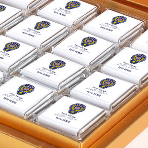 Police Week Special 32-Piece Photo Chocolate Gold Box Gift