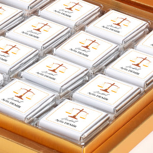 Lawyer's Special Gift: 32-Piece Madlen Chocolate Gold Box