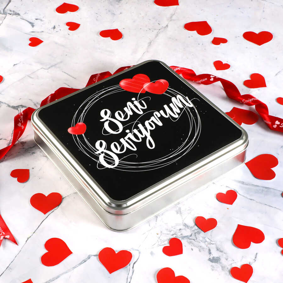 32-Piece Love Gift Chocolate Metal Box Model: 2