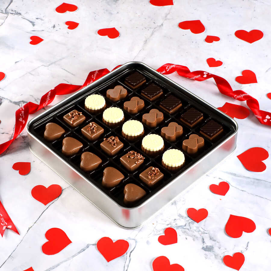 Photo Love Gift Chocolate (Metal Tin) Model: 2