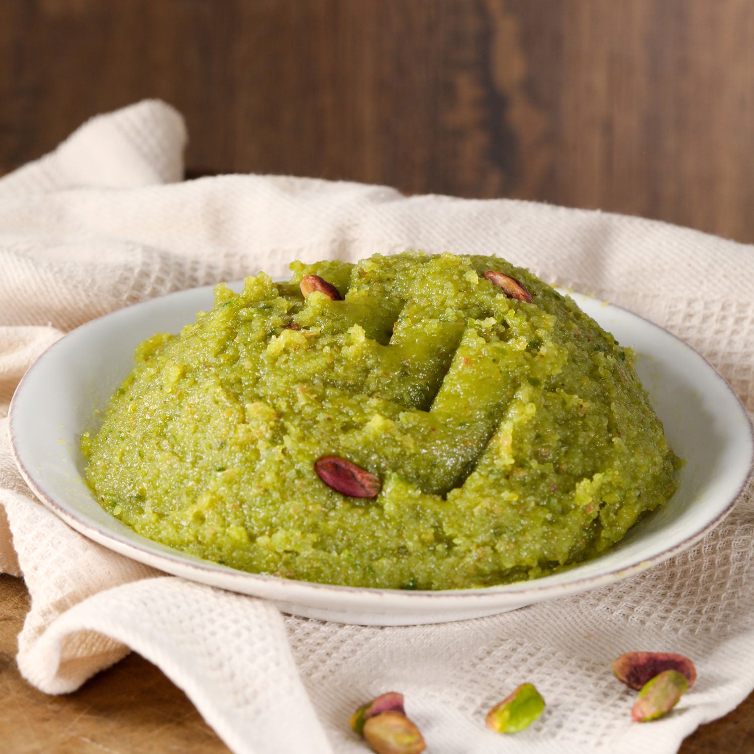 Last Bite Pistachio Semolina Halva (250g)