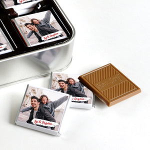32-Piece Chocolate Metal Box Birthday Gift for Loved Ones