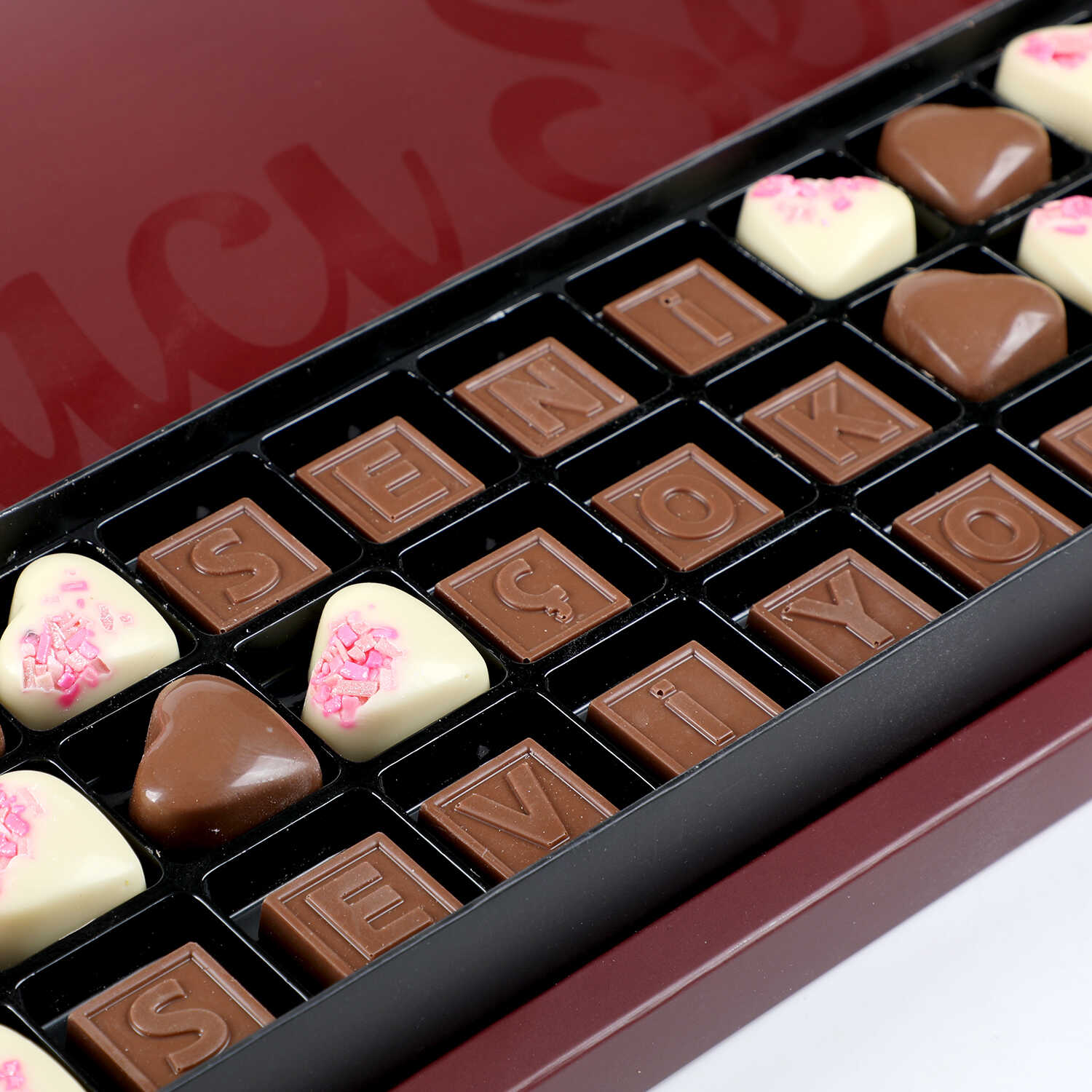 Chocolate Love Letters (33 Pieces) - Gift for Beloved