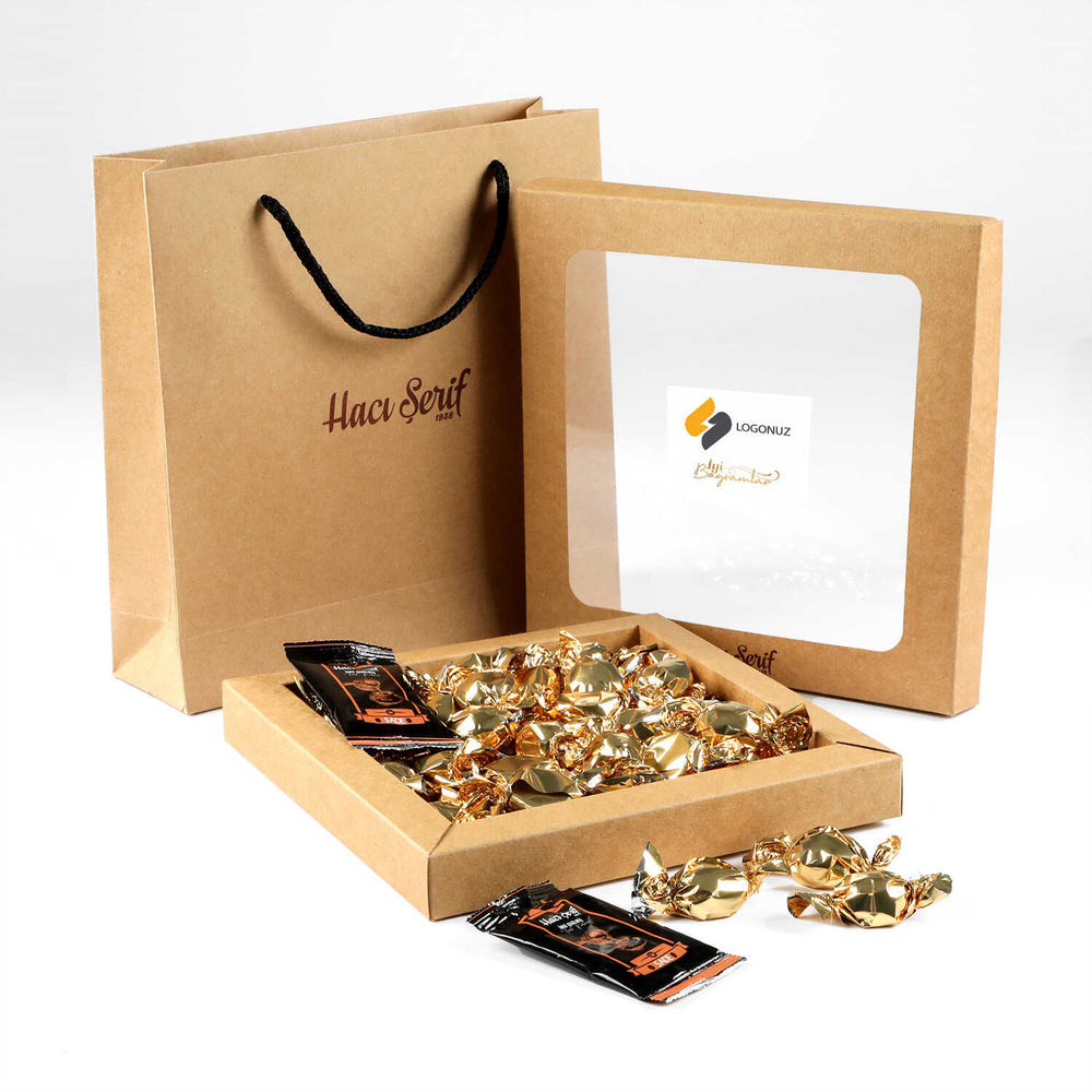 Corporate Logo Mini Treats Gift Pack 450g for Businesses