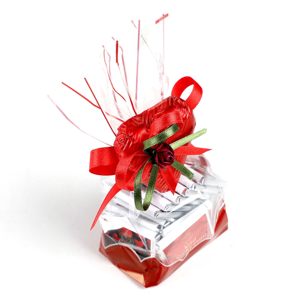 Sweetheart Gift: 20 Assorted Chocolate Truffles + 1 Decorated Hazelnut Chocolate