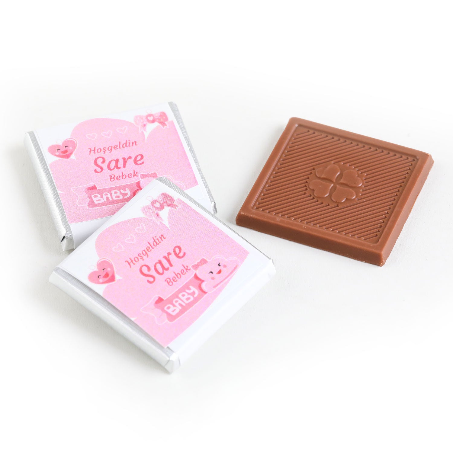 Artisan Baby Gift Box with 80 Chocolate Treats