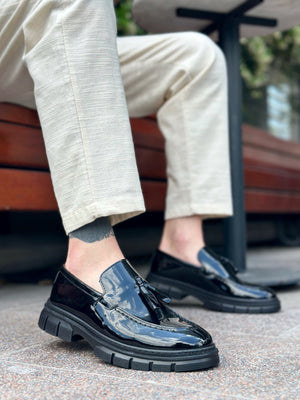 Tassel-Embellished Classic High Top Casual Men's Sneakers