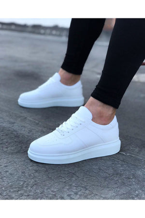 White Men's Casual Sneakers - Wagoon WG011