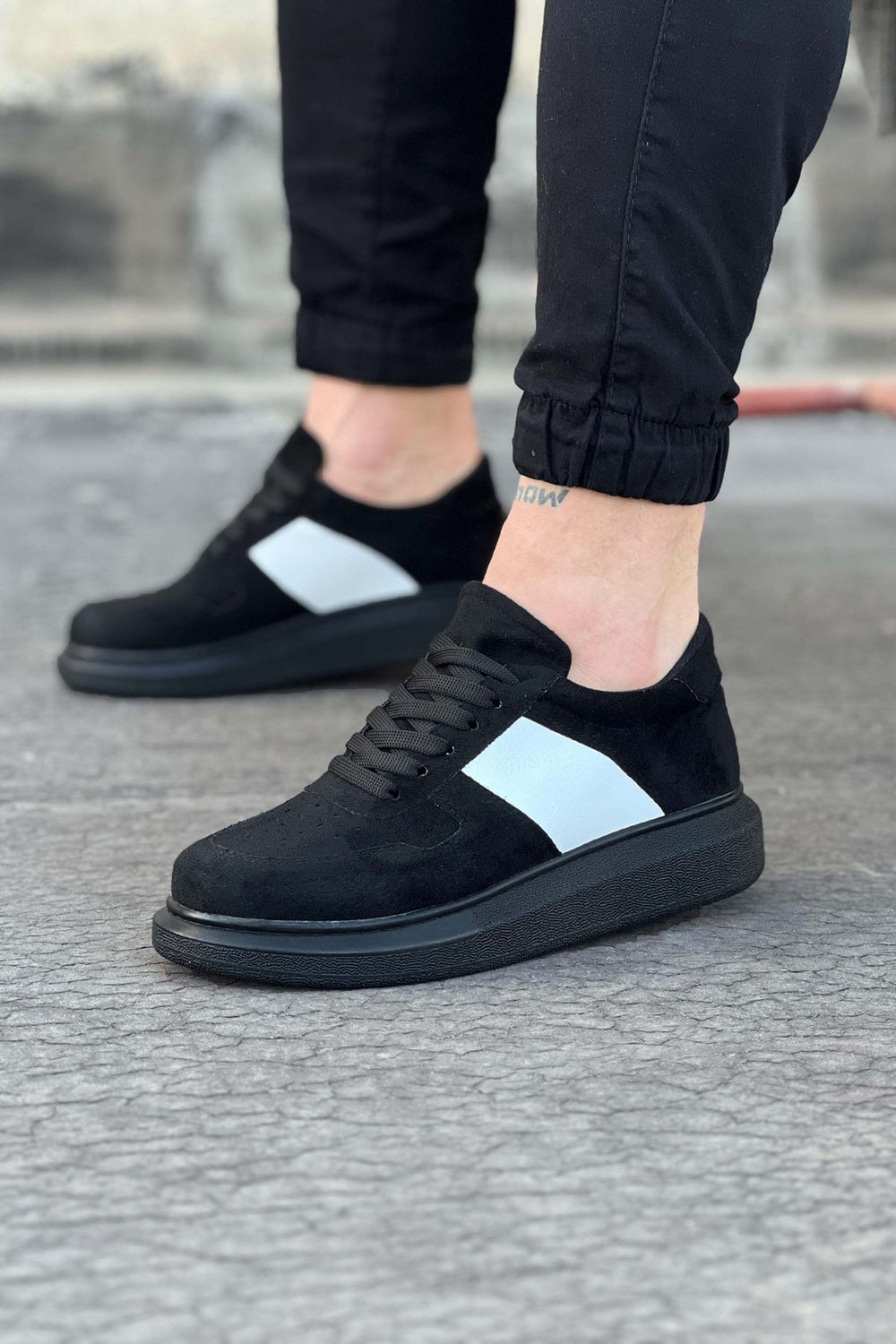 Coal Suede Men's Casual Shoes - Wagoon WG011