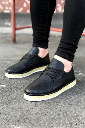 Black Men's Shoes - Wagoon WG013