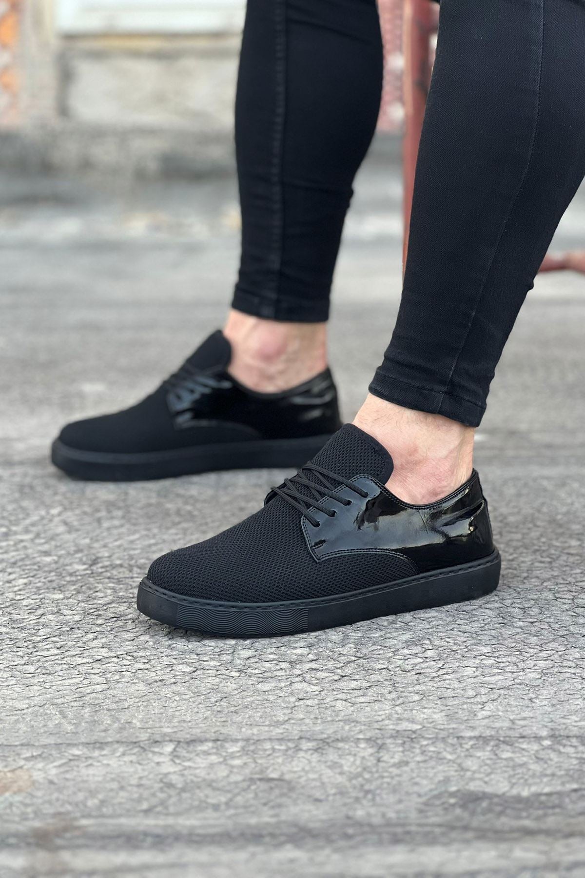 Coal Suede Knit Men's Casual Shoes