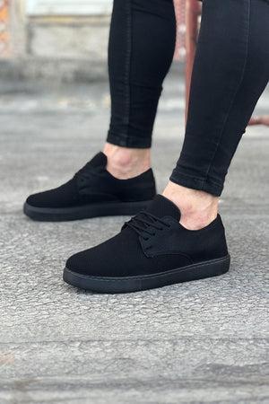 Charcoal Knit Men's Casual Shoes