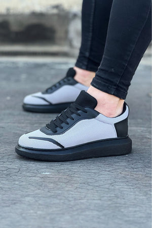Black Knit Men's Casual Shoes by Wagoon