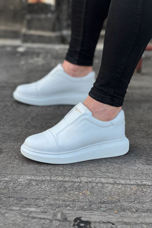 White Casual Men's Shoes by Wagoon WG023