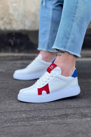 White Red Men's Casual Shoes - Wagoon WG040