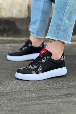 Black Skull Men's Casual Shoes - Wagoon WG040