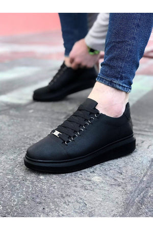 Coal Black Men's Casual Shoes by Wagoon