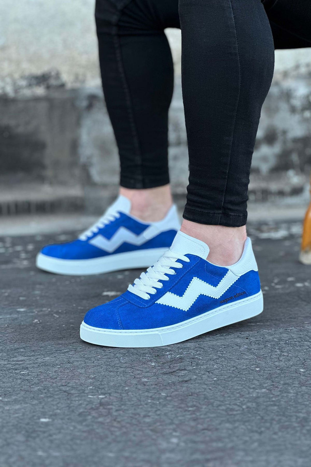 Blue Men's Casual Shoes by Wagoon WG160