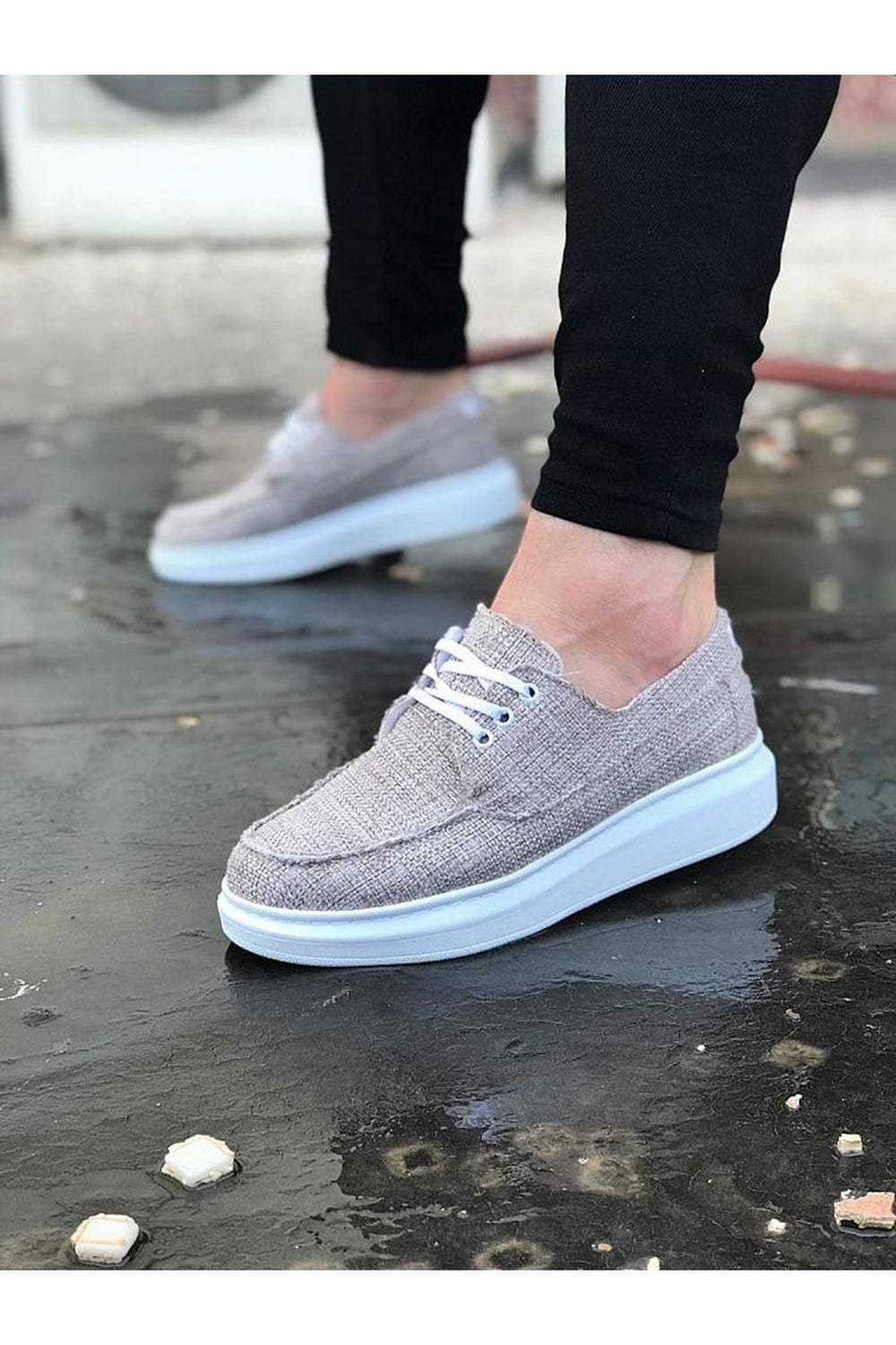 Bej Men's Casual Shoes - Wagoon WG503