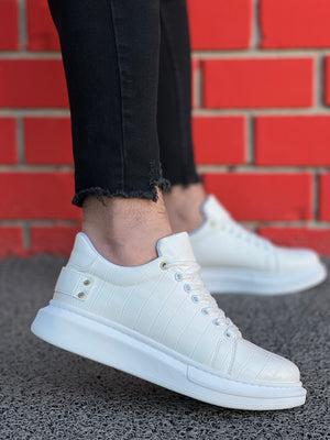 White Crocodile Men's Casual Shoes