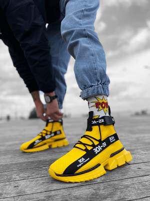 Zr-x700 Stylish Yellow Sports Shoes