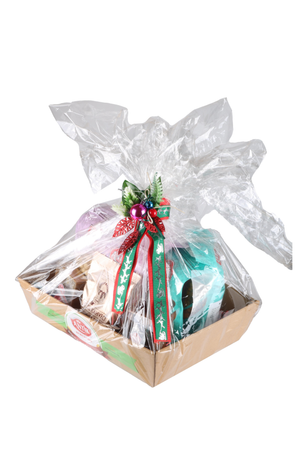 سلة هدايا رأس السنة مفاجأة العيد المبهجة